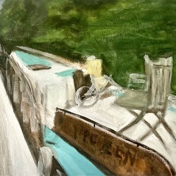 Chair on a Barge 
